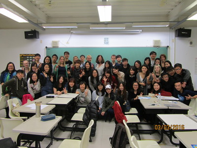 與德國福茲堡學生交流圖片